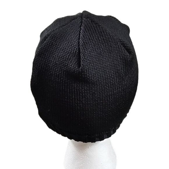 Burton Beanie Unisex Small Black Knit Skiing Snowboarding Retro Hat - Picture 3 of 7